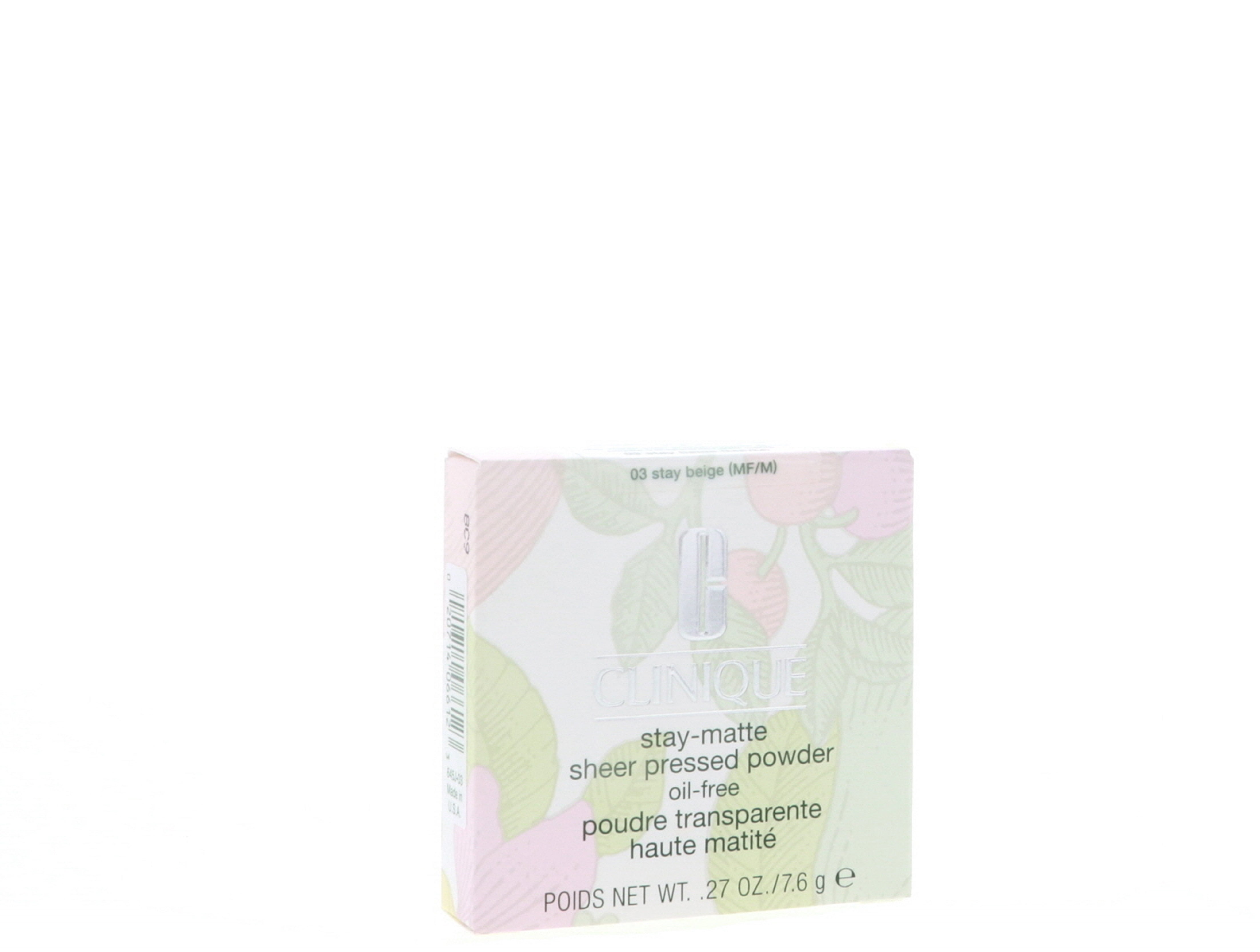 Clinique Stay-Matte Sheer Pressed Powder, Stay Beige [03] 0.27 oz (Pack of 2)