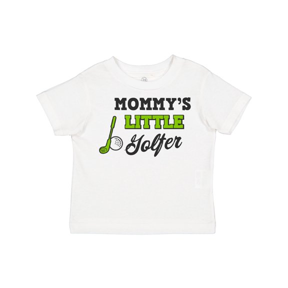 Inktastic Mommys Little Golfer with Golf Club and Ball Boys or Girls Toddler T-Shirt