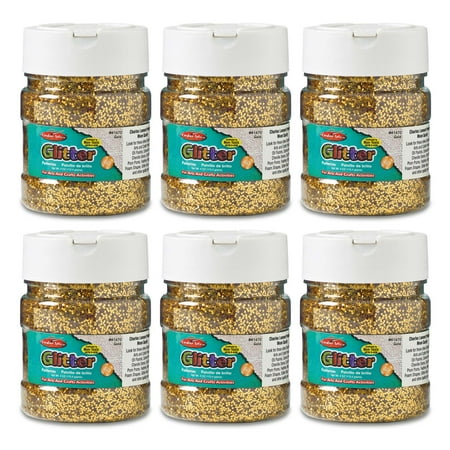 UPC: 0194629004621 | Charles Leonard Creative Arts Gold Glitter 4 oz. Jar Pack of 6