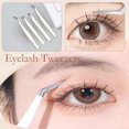 thumbnail image 2 of Clearance Now! False Eyelash Tweezers Grafting Eyelash Tweezers High-precision Tool Beauty B9L4, 2 of 8