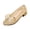 Gold, variant on Women Flat Heel Summer Beach Jelly Shoes