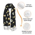 thumbnail image 3 of Shawl Wraps for Women - tulip daisy Oversized Fall Winter Fashion Blanket Scarf for Women, 3 of 6