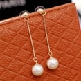 thumbnail image 3 of Boucles d'Oreilles Longues en Perles pour Femmes et Filles; Boucles d'Oreilles Pendantes Mignonnes pour Mariage Fête, 3 of 7