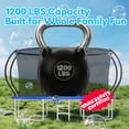 thumbnail image 2 of WOWLAND Trampoline 12FT for Kids and Adults with Lights, 1200LBS Heavy Duty Trampoline Outdoor with Enclosure Net and Basketball Hoop, Recreational Backyard Trampoline, Easy Assembly, Birthday Gift, 2 of 9