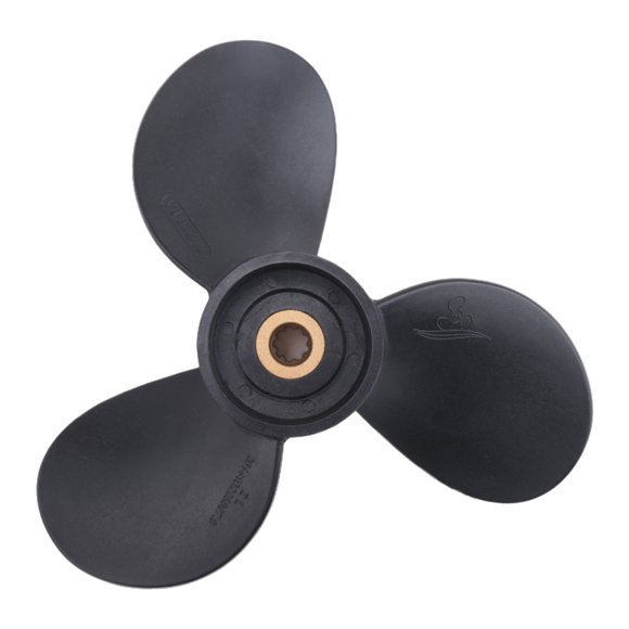 Outboard Propeller 6E0-45941-01-El 7 1/2X8- for 4Hp-6Hp Plastic Alloy 3 Blade Black 98777