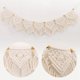 thumbnail image 2 of 2X Tapiz Tejido con Flecos de Macramé Colgante de Pared Decoración de la Pared Del Hogar Decoración, 2 of 5