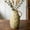 Yellow, variant on Vintage Farmhouse Ceramic Vase, 10.3 Inch Tall Decorative Rustic Vase for Living Room