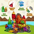 thumbnail image 3 of Juego de azulejos magnéticos Magneverse Lava Dinosaur World para niños de 1 a 12 años, 3 of 7