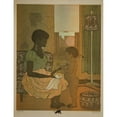 thumbnail image 3 of Emory 19x24 Black Modern Framed Museum Art Print Titled - Smiling Black Mother with Child Holding Gun (1970), 3 of 5