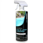 Pool Tile Cleaner for Calcium Buildup & Pool Stain Remover - Heavy Duty Pool Calcium Remover for Pool Tile is the Pool Stain Eraser Pool Owners Love | AquaDoc Swimming Pool Cleaner Solution 32oz