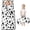 Cow and Spot White Pattern, variant on Cow and Spot White Pattern Teens Toddler Nap Mat with Pillow, Sleeping Mat Bag for Preschool Daycare 59"x22"