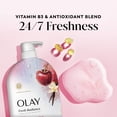thumbnail image 4 of Olay Fresh Radiance Body Wash with Essence of Black Cherry and Vanilla, Vitamin B3 and Antioxidant Blend, 4 of 13