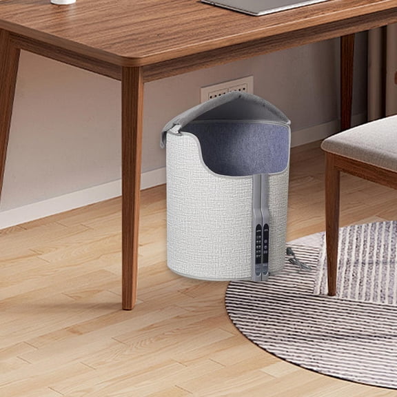 Calentador de pies debajo del escritorio, calentador de pies con apagado automático e inclinación, calentador de pies eléctrico para uso doméstico con
