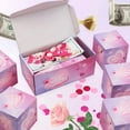 thumbnail image 7 of Surprise Gift Box Explosion for Money, Unique Folding Bouncing Red Envelope Gift Box with Confetti, Cash Explosion Luxury Gift Box for Birthday Anniversary Valentine Proposal (6 Bounces) (Purple), 7 of 7