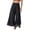 BO41_Black, variant on Womens High Waist Wide Leg Pants Chiffon Palazzo Flowy Lightweight Trousers Casual Solid Color Culottes Purple L