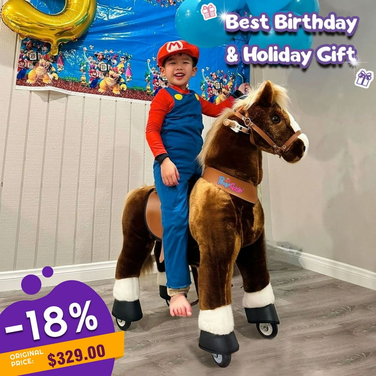 Children's toy cheap riding horses