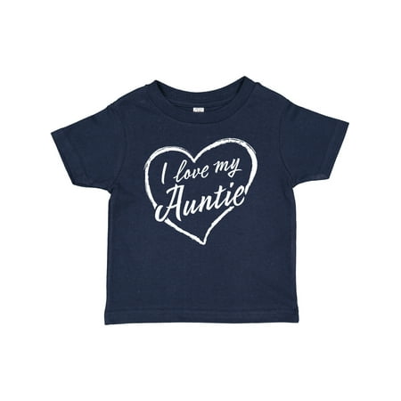 

Inktastic I Love My Auntie in White Chalk Heart Gift Baby Boy or Baby Girl T-Shirt
