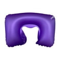 thumbnail image 2 of Rkxzt U-Shaped Inflatable Travel Neck Pillow Flocked Fabric Air Pillow,Compact for Airplanes Travel Light Inflatable Neck Pillow Support Head Neck/Lumbar for Traveling, Home, 2 of 6