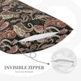 thumbnail image 3 of Logiee Paisley6 Print Pillow Case,Throw Pillow Covers, Double Sided Plush Cushion Cover for Couch Sofa Bed, Only Pillowcase-16"x24", 3 of 6