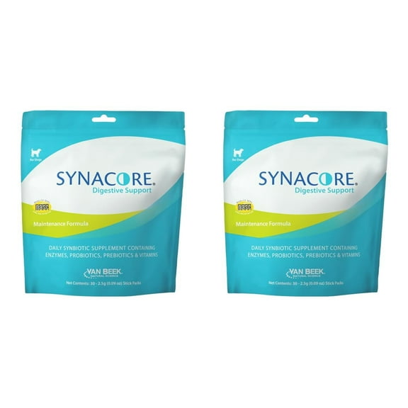 Van Beek Synacore Digestive Support for Dogs, 30-Pack 2 Pack