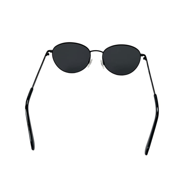 Quay Australia Loop Me In Round Sunglasses Black - Walmart.com display picture 3