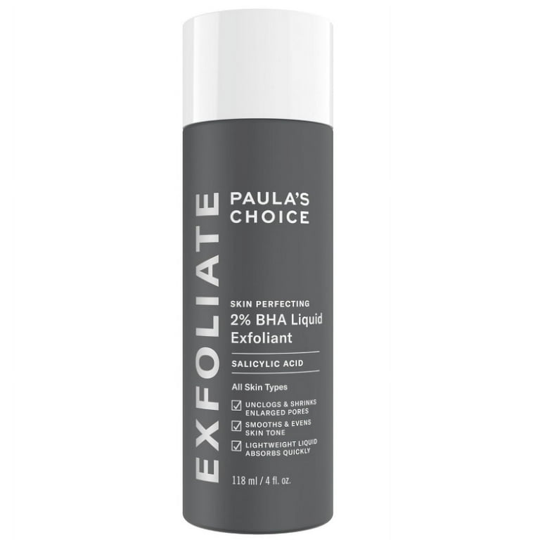 SKIN PERFECTING 2% Salicylic Acid Exfoliant - Facial Exfoliant for Blackheads, Pores