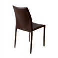 thumbnail image 3 of Eurostyle Dalia  Dining Chair in Brown Leather, 3 of 3