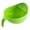 Green1, variant on Plastic Rice Washer Strainer Bowl with Ergonomic Handle, Basket for Washing Vegetables Food, Multi functional Kitchen Rice Strainer, Large Capacity, 1Pc, Rugged and Easy to Use(Green,8.6x7.3")