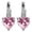 Pink, variant on YYKihy Women Earrings Heart Shaped Zircon Multi Color Fashion Simple Earrings Fashion Earrings Zircon Ear Button Peach Heart Multi Color Jewelry