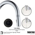 thumbnail image 2 of Karran Usa Kkf350 Lagrange 1.8 GPM Single Hole Pull Down Kitchen Faucet - Stainless Steel, 2 of 7