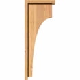 thumbnail image 3 of 5 1/2"W x 10"D x 26"H Huntington Smooth Corbel w/Backplate, Western Red Cedar, 3 of 9