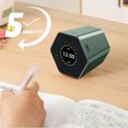 thumbnail image 4 of WIFKLSIIPG Hexagon Mag Netic Flip Focus Ti Mer 2025 New Ti Me Management Pomodoro Ti Mer Desk Productivity Cube Ti Mer with Mute & Alarm Function for Classroom Cooking Studying Working(Green), 4 of 4