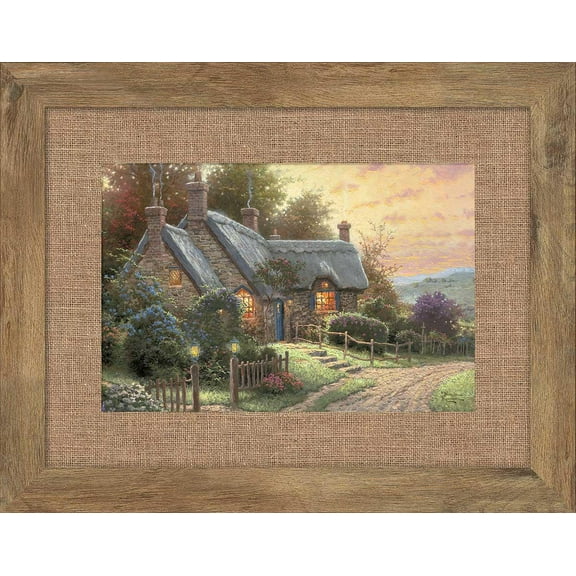 Thomas Kinkade A Peaceful Time Framed Print