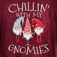 thumbnail image 4 of jsaierl Long Hoodies for Teen Girls Cat Ear Hooded Sweatshirt Long Sleeve Fleece Christmas Pattern Buttons Loose Fit Sweater Pullover for Women, 4 of 5