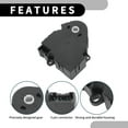 thumbnail image 3 of Actuador de control de puerta de mezcla de calefacción HVAC Unique Bargains No.89018376 - para Buick Lesabre 2000-2005 Negro - 1 Pc, 3 of 6