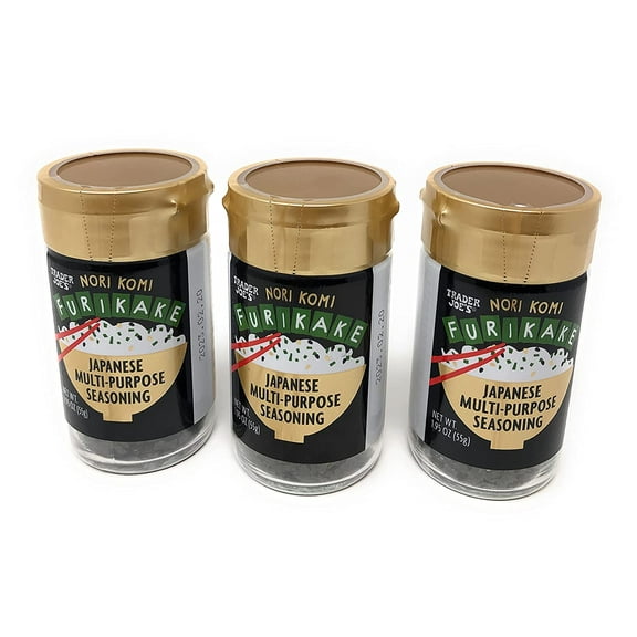 Furikake Japanese Multi-Purpose Seasoning Spice Japanese Nori Komi Trader Joes 3 Pack