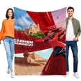 thumbnail image 1 of ¿Dónde está Carmen Sandiego? anti-pilling, suave, ligera, esponjosa y acogedora de lujo para hogar y cocina – Perfecta para niños y adultos, 100 x 150 cm, 1 of 6