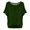 Dark Green, variant on Lixiuxyad Tshirts For Women Women's Oversized T Shirt With Batwing Sleeves Short Sleeve Tops,Beige L