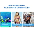 thumbnail image 3 of Calcetines de buceo de neopreno de 3 mm para mujeres y hombres, calcetines cálidos para surf (negro XS) Likrtyny Para estrenar, 3 of 9