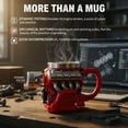 thumbnail image 3 of Yippzo Ultimate V8 Engine Themed Coffee Mugs, 2026 New 3D Ceramic Coffee Cup, Retro Realistic Car Mug with Handle, Mini Insulated Mechanic Gifts, Mug, 3 of 8