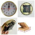 thumbnail image 3 of Quartz Clock Insert, 4.33 inches Retro Style DIY Quartz Clock Insert Movement Replacement Gold for Home Bedroom, 3 of 7