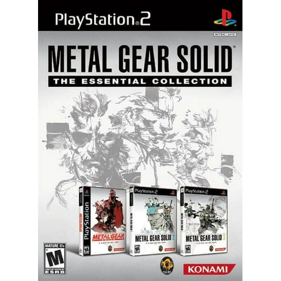 Restored Metal Gear Solid: The Essential Collection (PlayStation 2, 2008) Shooter Game (Refurbished)