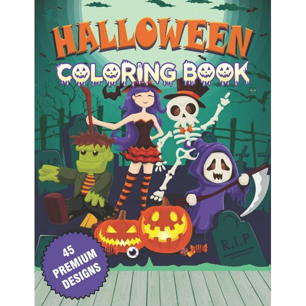 Halloween Coloring Book : Great Coloring Book For Kids and Adults