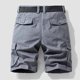 thumbnail image 3 of pstuiky Pantalones cortos para hombre, Pantalones cortos cargo de talla grande para hombre, con múltiples bolsillos, holgados, para playa y verano Pantalones cortos de entrenamiento, 3 of 3