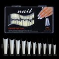 thumbnail image 1 of Boxed Long Pointe French Nails Lengthens Nai, 1 of 8