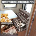 thumbnail image 5 of Yuyamidu Aztec Tribal RV Dinette Cushion Covers Leopard Print RV Seat Covers Stretch Camper Cushion Slipcover 1 Pcs Bench Cover 1 Pcs Backrest Cover Christmas Decor, 5 of 7