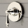 thumbnail image 2 of Kingston Brass KS3036AL 3-Way Diverter Valve with Trim Kit, Polished Nickel, 2 of 3