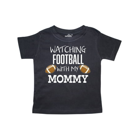 

Inktastic Watching Football with my Mommy Gift Toddler Boy or Toddler Girl T-Shirt