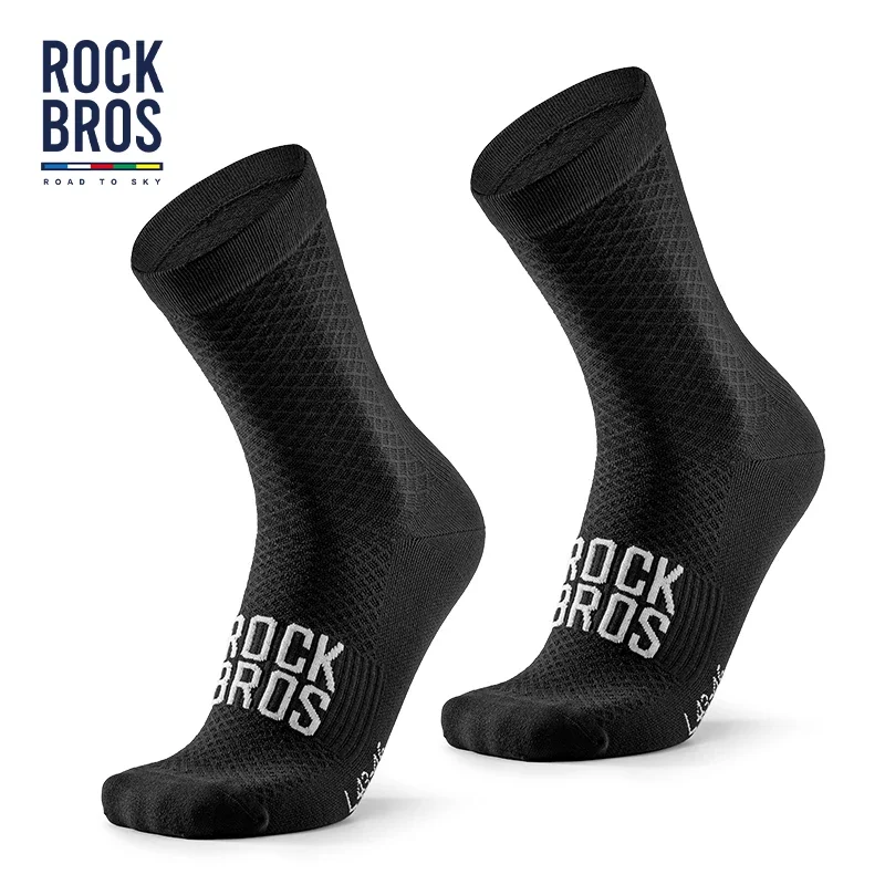 ROCKBROS Chaussettes Cyclisme Respirantes Unisexe Séchage Rapide Vélo