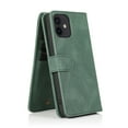 thumbnail image 2 of iPhone 15 PU Leather Zipper Case - Multi-Functional Wallet Style Phone Case (Brown,iphone6/7/8/SE2020), 2 of 9